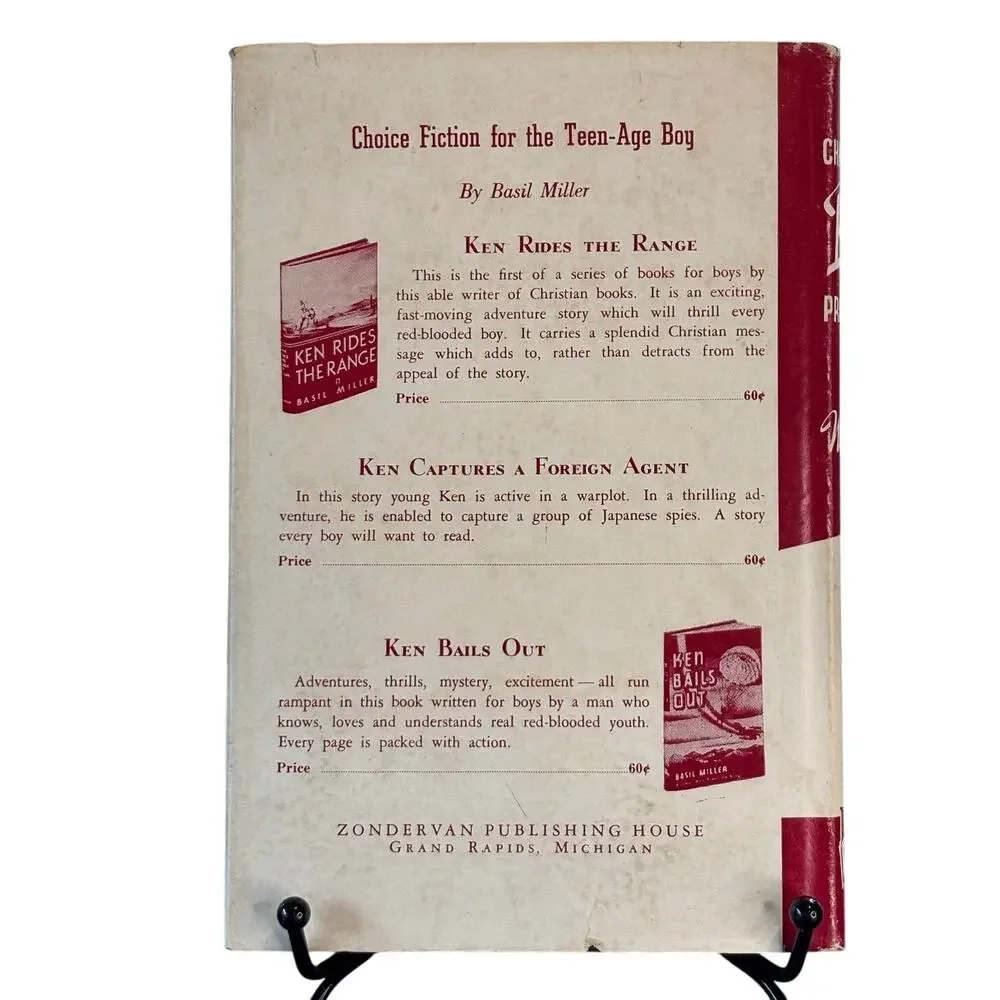Vintage 1943 Christian Boy's Problems Book by Bertrand Williams, Zondervan, HCDJ